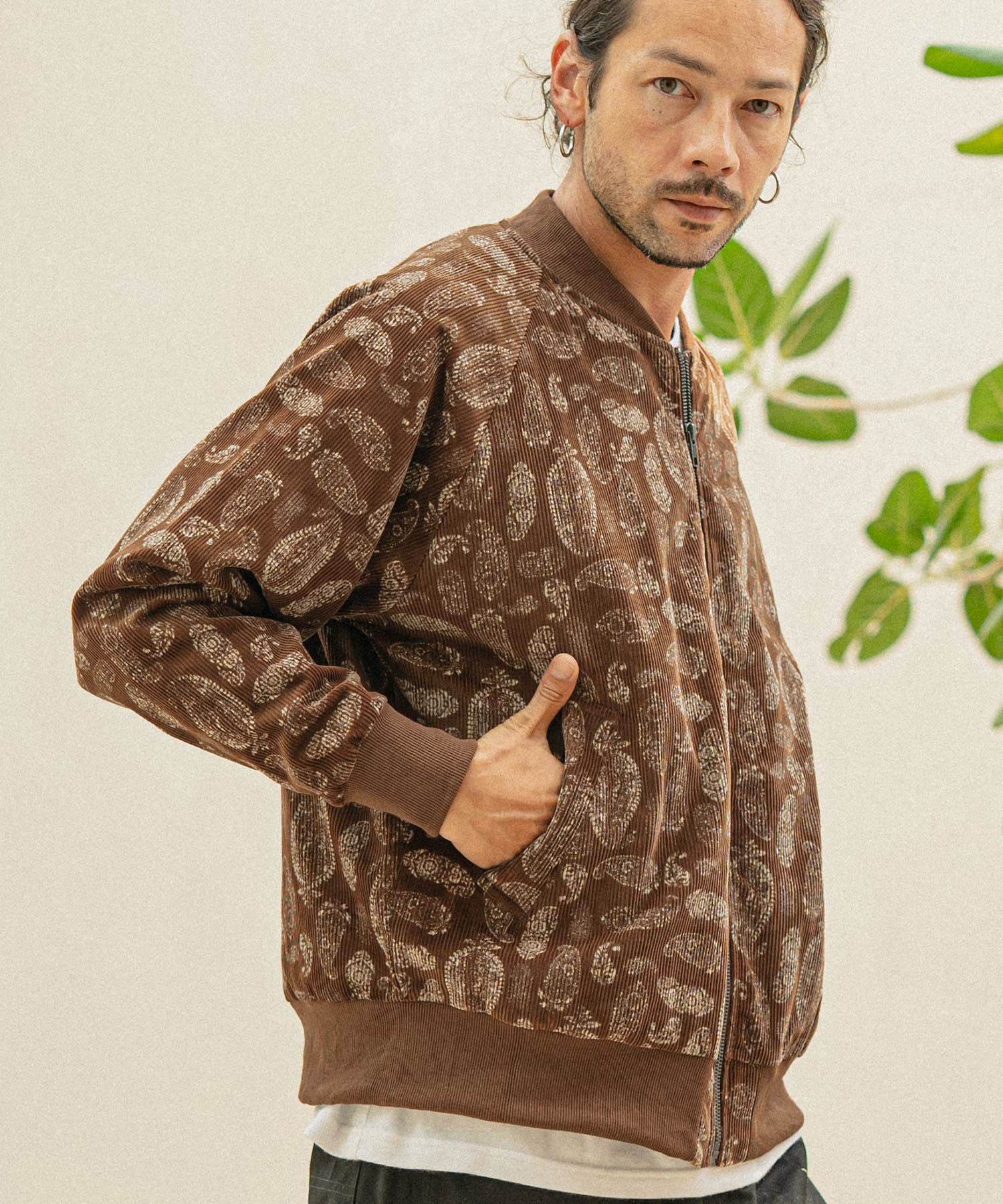 70%OFF【CAMBIO(カンビオ)】Patterned Corduroy Jacket コーデュロイ 