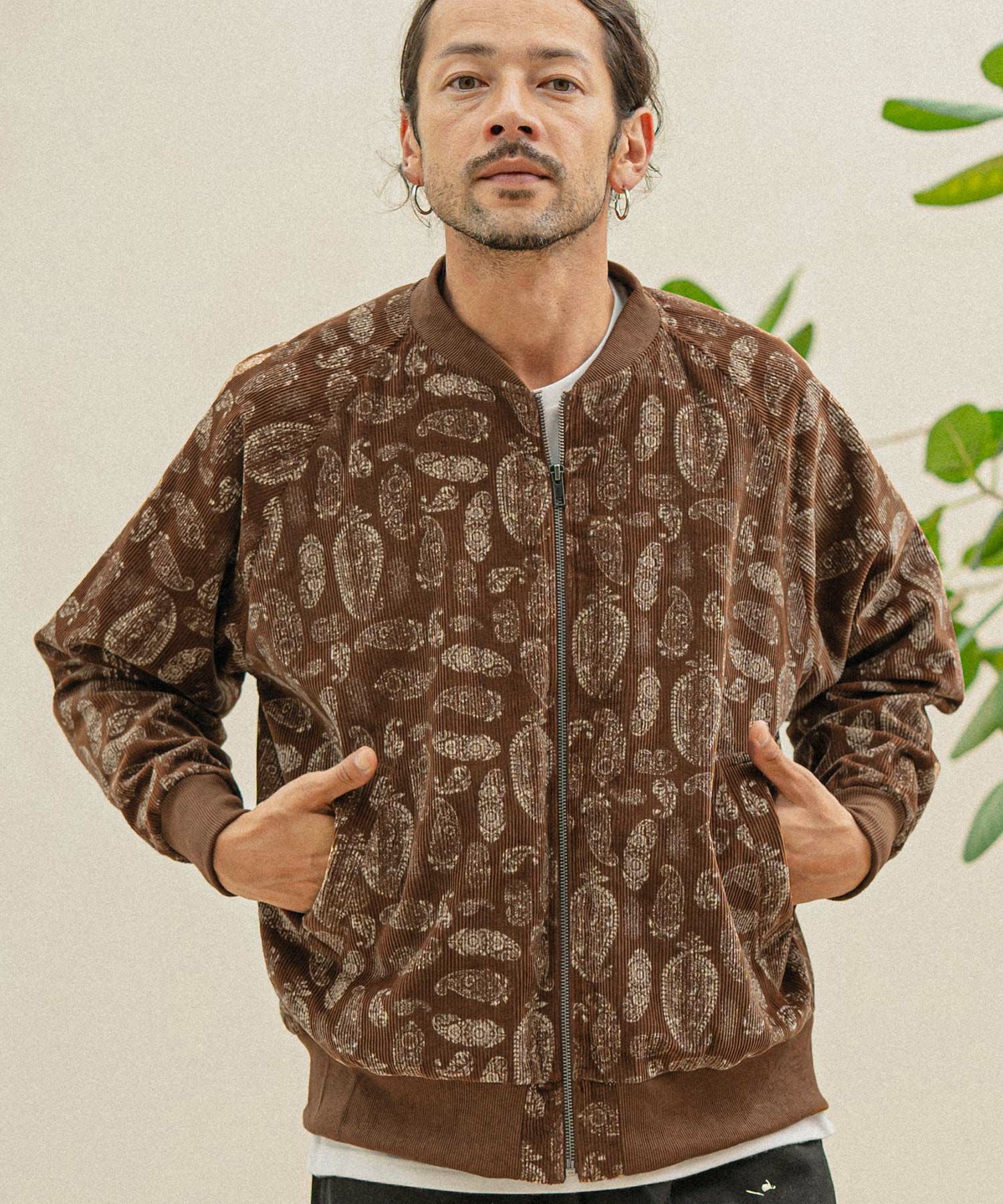 70%OFF【CAMBIO(カンビオ)】Patterned Corduroy Jacket コーデュロイ