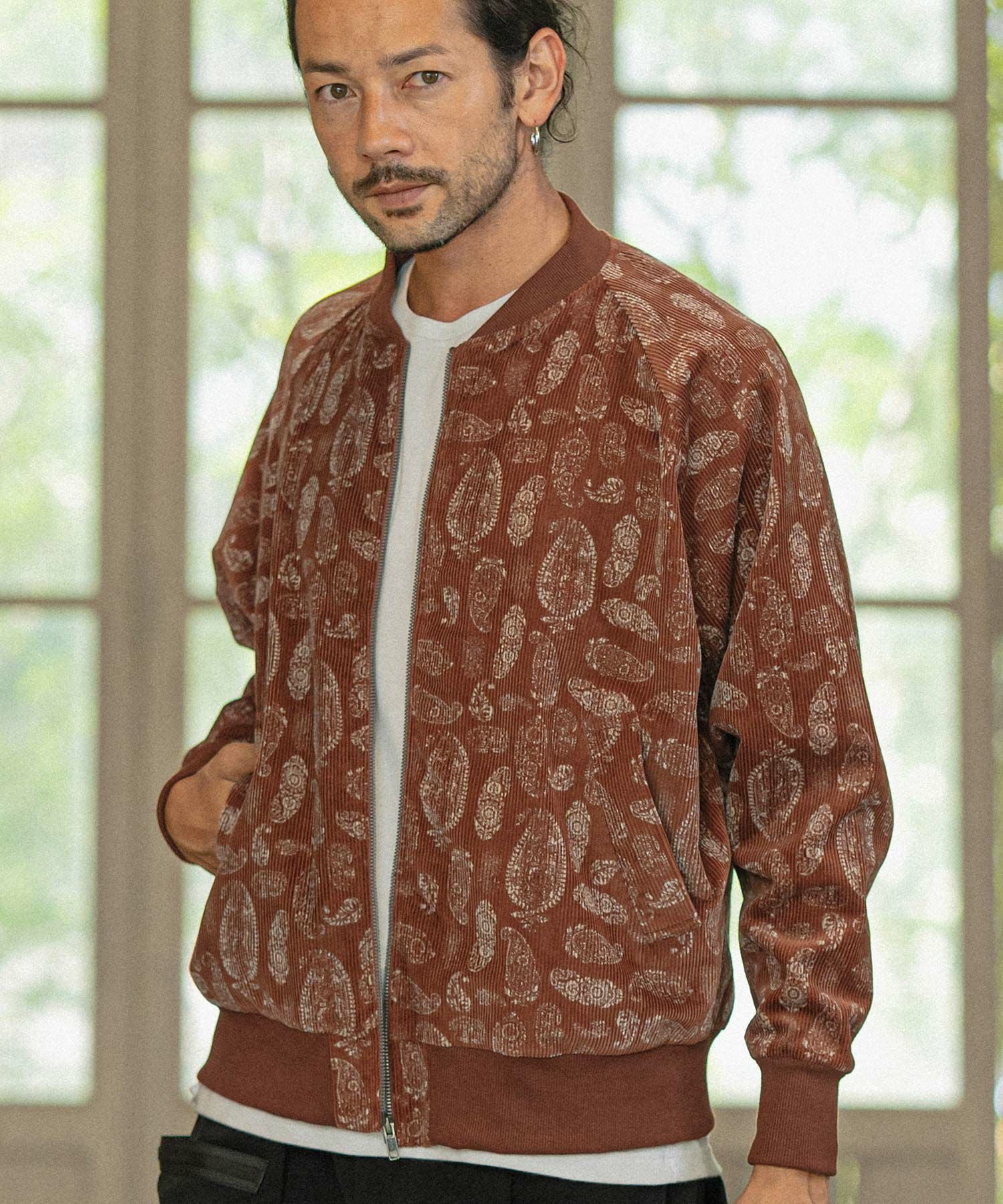 70%OFF【CAMBIO(カンビオ)】Patterned Corduroy Jacket コーデュロイ