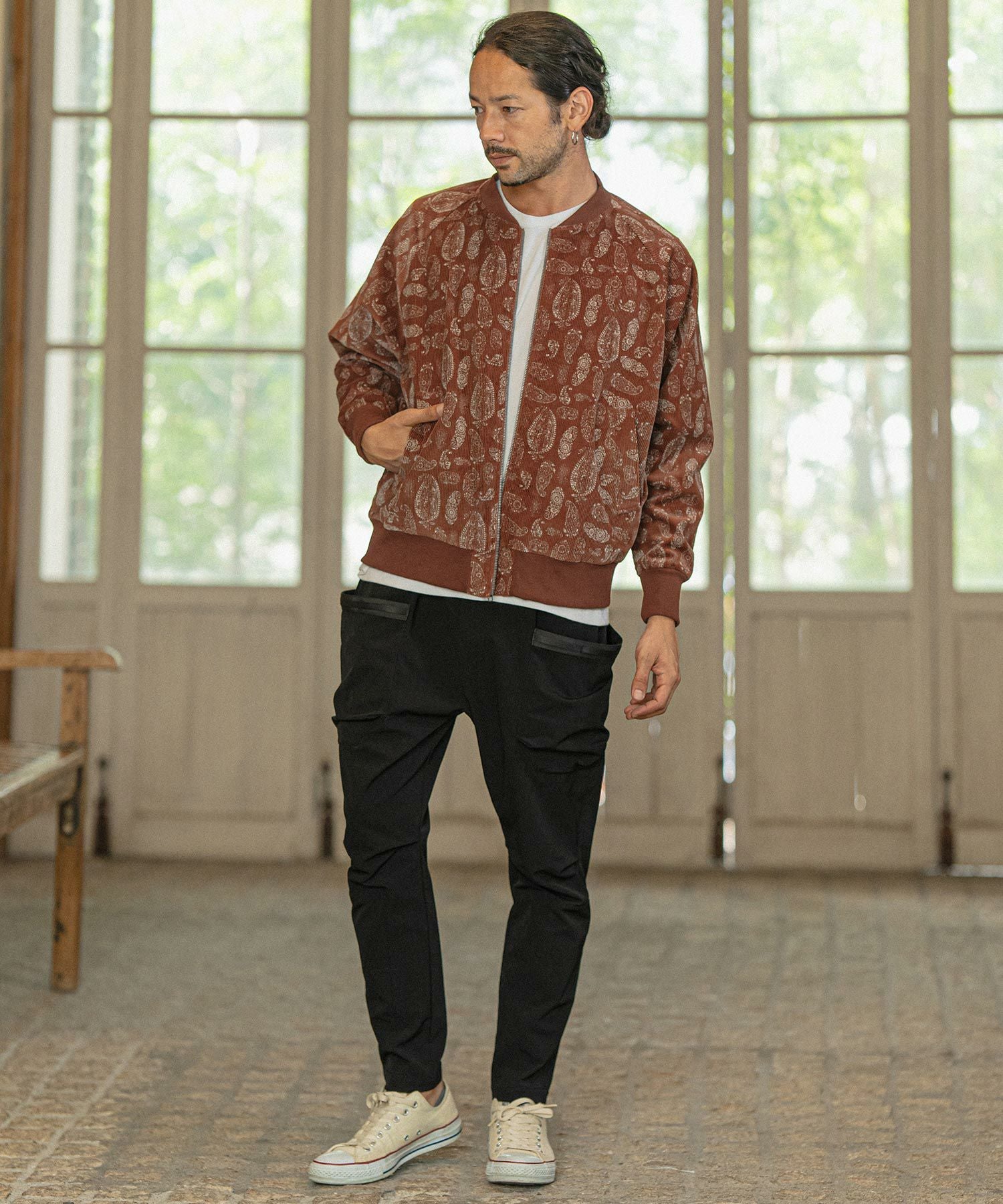 70%OFF【CAMBIO(カンビオ)】Patterned Corduroy Jacket コーデュロイ