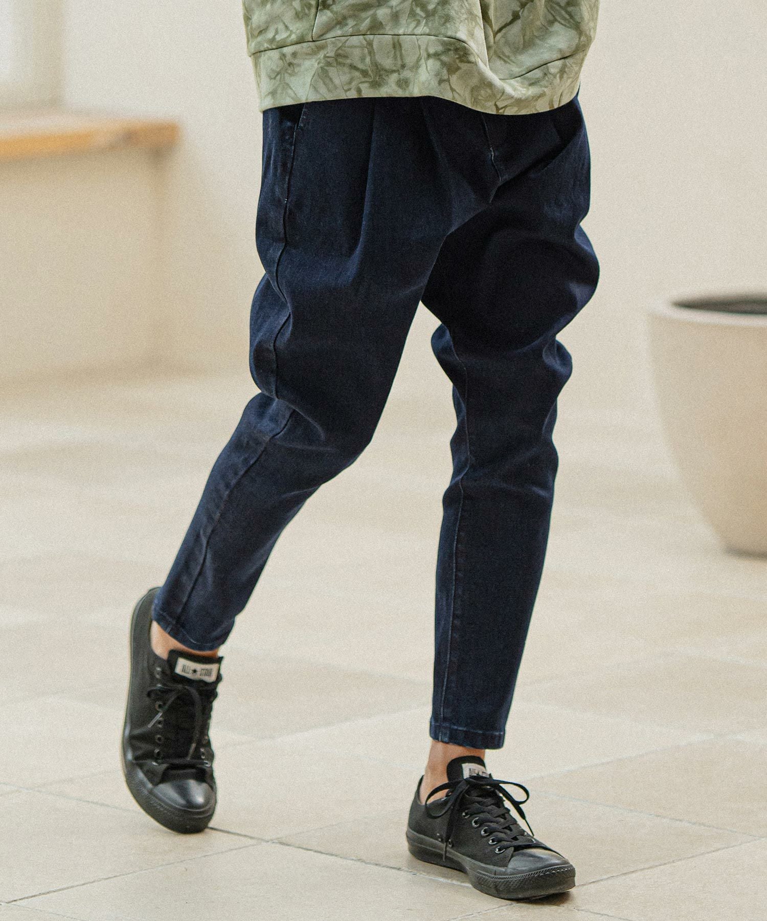 buchy■新品■デニム サルエルパンツ ペンキVer■ブッチー buchy□新品□デニム サルエルパンツ ペンキVer□ブッチー