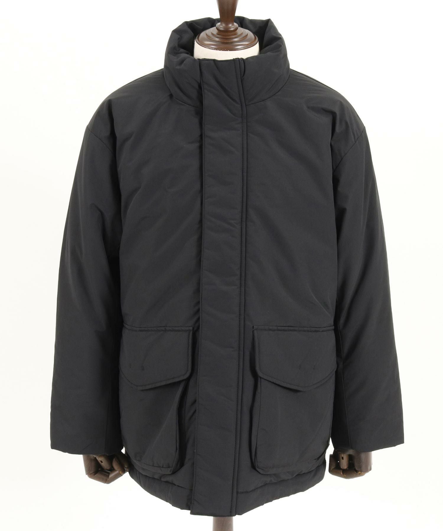 50%OFF【CAMBIO(カンビオ)】60-40クロス中綿ハイネックミリタリー