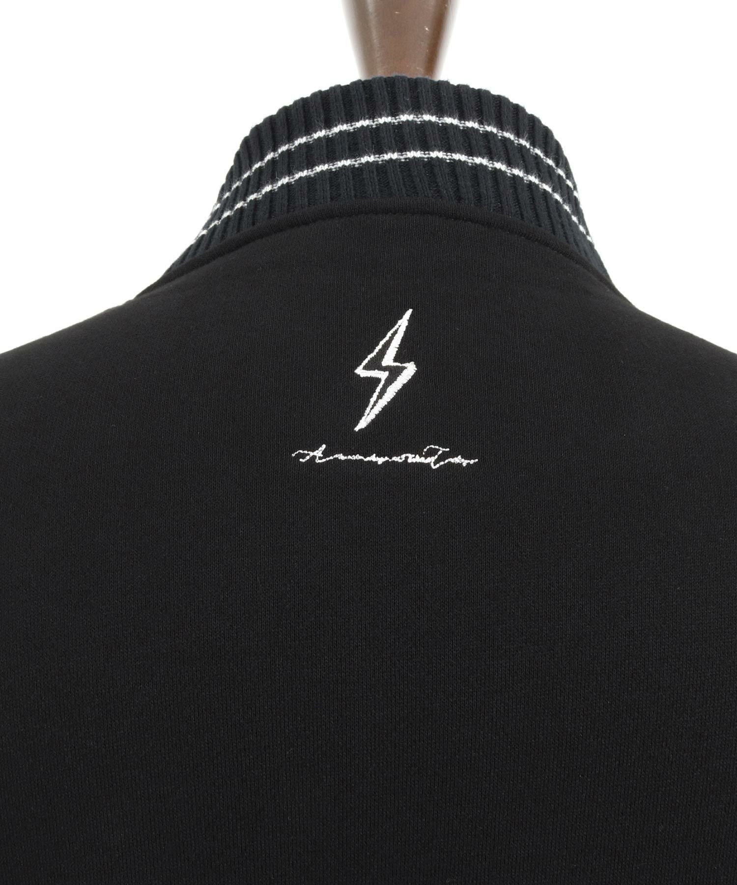 50%OFF【NOISESCAPE(ノイズスケープ)】Award jacket type sweatshirt