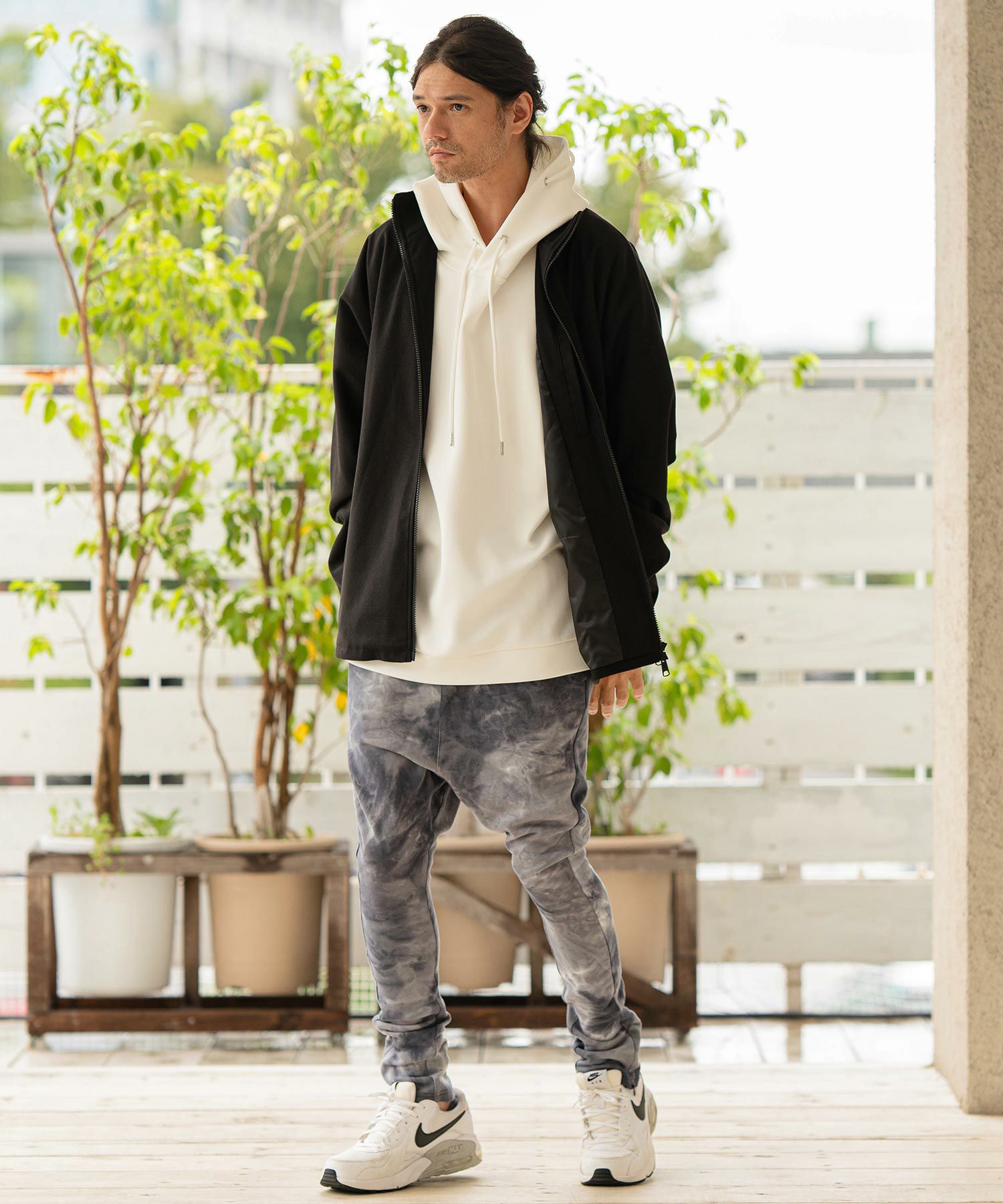70%OFF【CAMBIO(カンビオ)】Slightly Brushed TR Stand Collar Jacket
