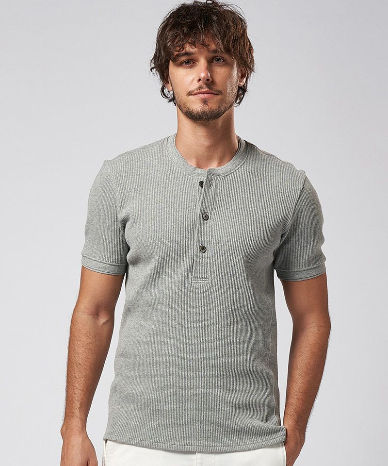 wjk】waffle henley ヘンリーネックカットソー(7974 wf17d) | CAMBIO