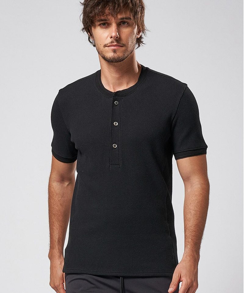 定価2万 wjk waffle 3/4 sleeve henley カットソーL wjk】waffle henley ヘンリーネックカットソー(7974 wf17d) | CAMBIO