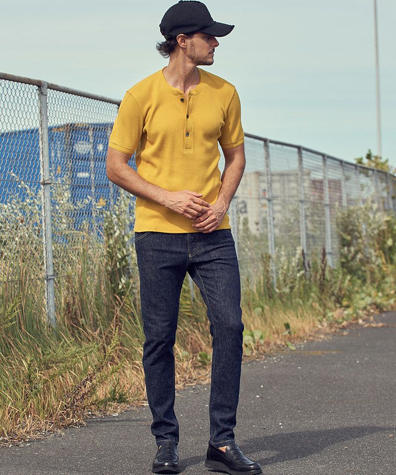 wjk】waffle henley ヘンリーネックカットソー(7974 wf17d) | CAMBIO
