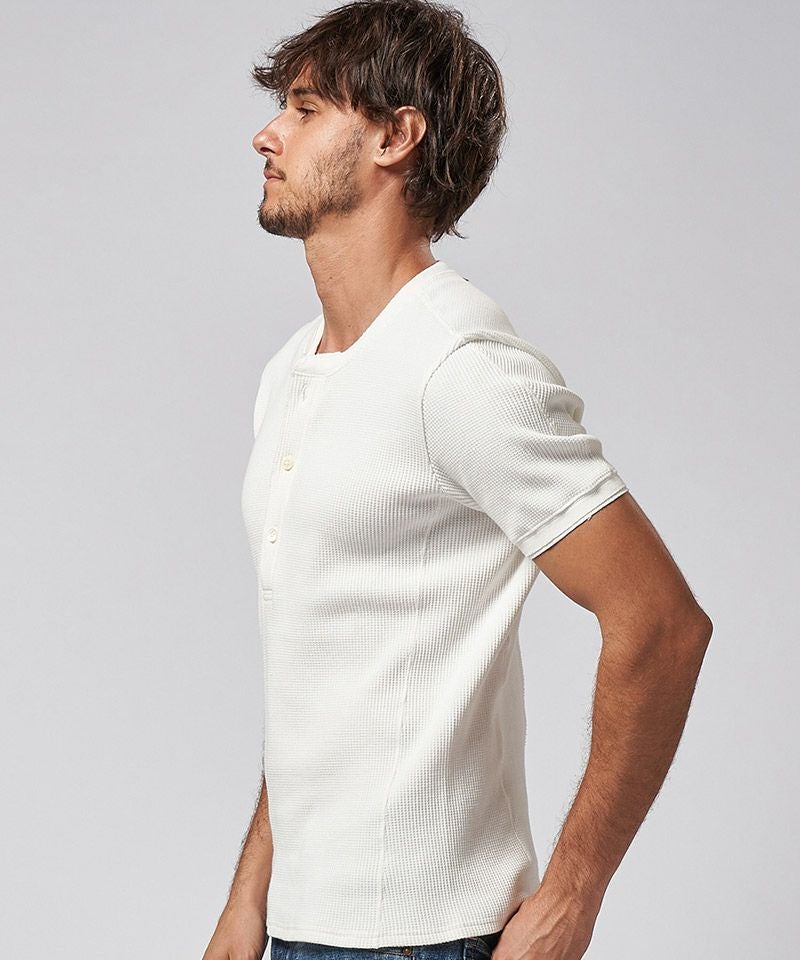 wjk】waffle henley ヘンリーネックカットソー(7974 wf17d) | CAMBIO