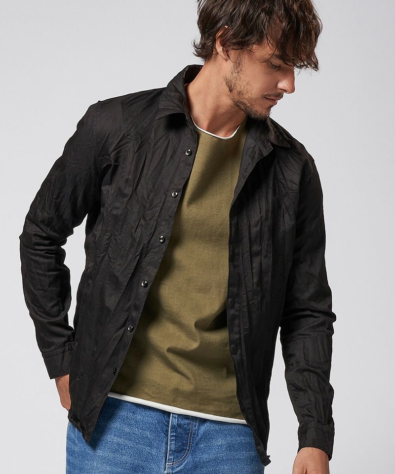 wjk】twist wrinkle shirt シャツ(4314 cs63d) | CAMBIO カンビオ