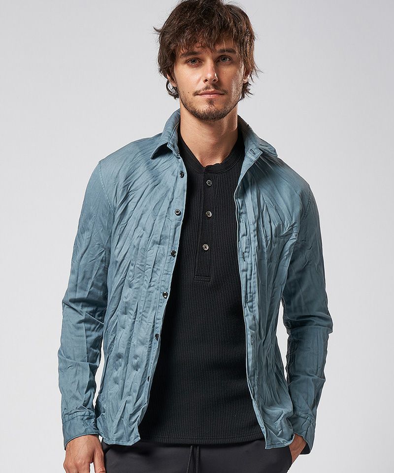 wjk】twist wrinkle shirt シャツ(4314 cs63d) | CAMBIO カンビオ