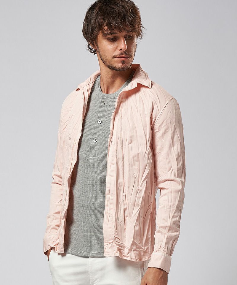 wjk】twist wrinkle shirt シャツ(4314 cs63d) | CAMBIO カンビオ