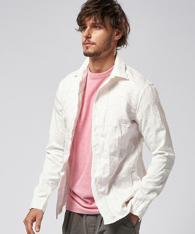 wjk】twist wrinkle shirt シャツ(4314 cs63d) | CAMBIO カンビオ