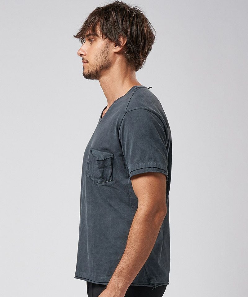 wjk】leather pocket-T VネックTシャツ (7982 lj22d) | CAMBIO カンビオ