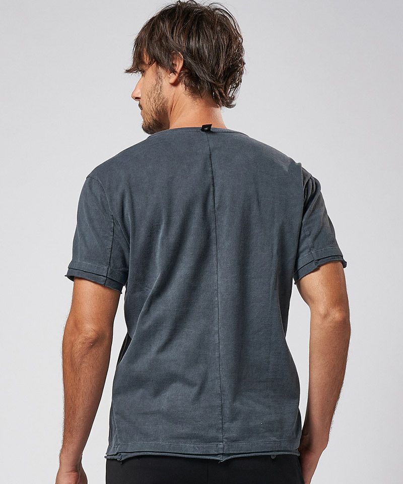 wjk】leather pocket-T VネックTシャツ (7982 lj22d) | CAMBIO カンビオ