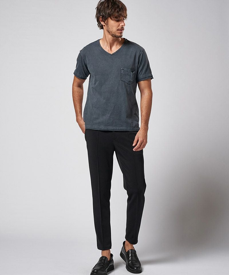 wjk】leather pocket-T VネックTシャツ (7982 lj22d) | CAMBIO カンビオ
