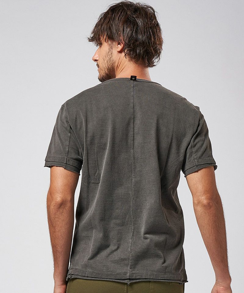 wjk】leather pocket-T VネックTシャツ (7982 lj22d) | CAMBIO カンビオ
