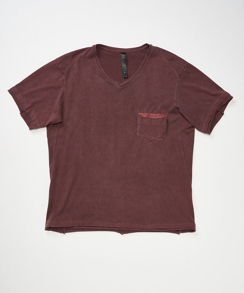 wjk】leather pocket-T VネックTシャツ (7982 lj22d) | CAMBIO カンビオ