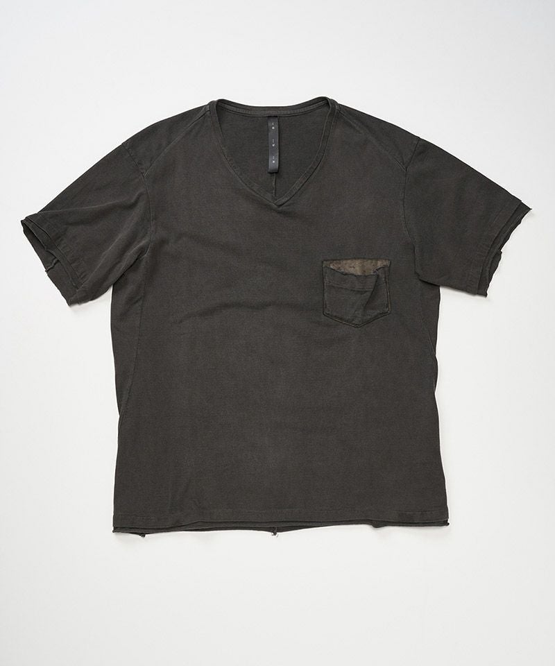 wjk】leather pocket-T VネックTシャツ (7982 lj22d) | CAMBIO カンビオ