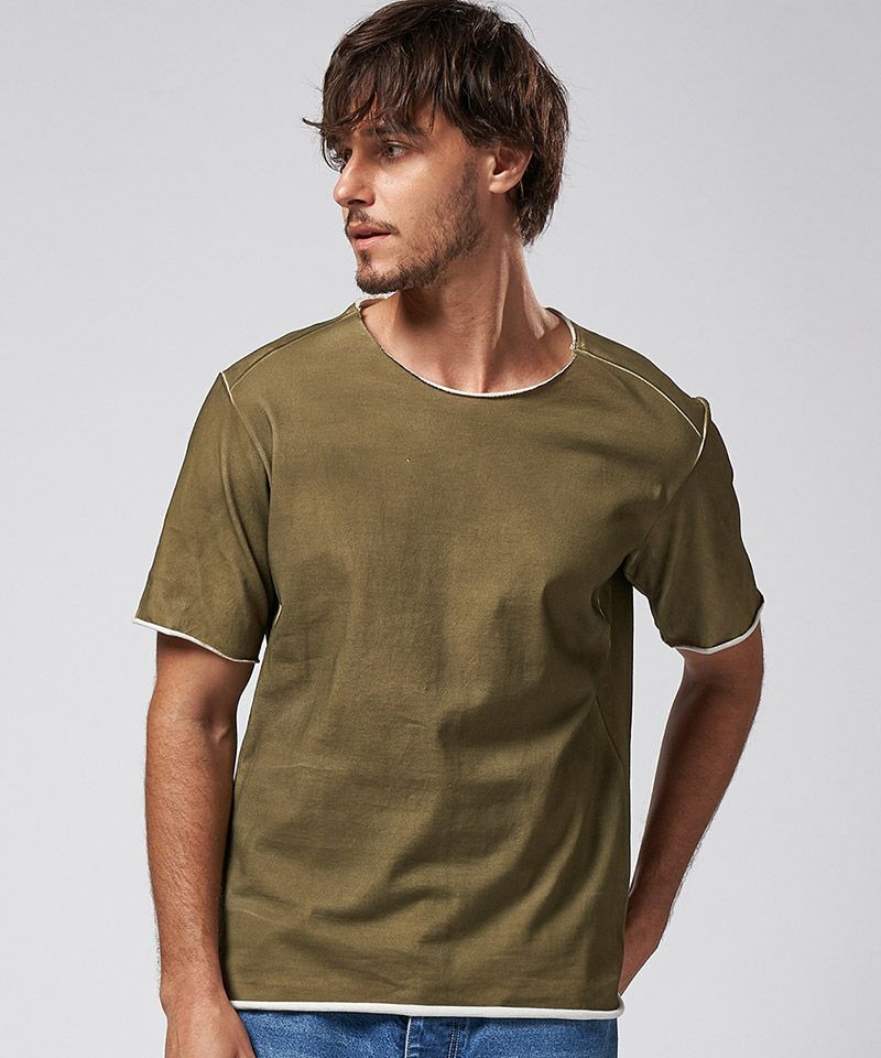wjk】spray dye cut-off s-s Tシャツ(7988 cj57d) | CAMBIO カンビオ