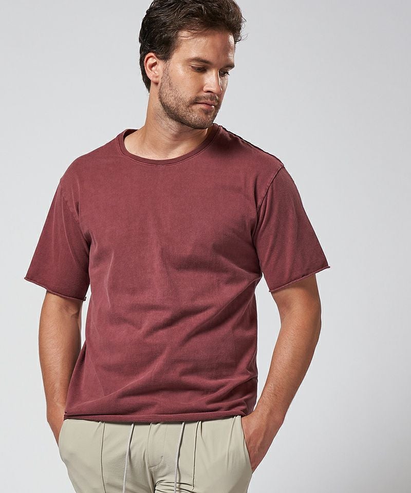 wjk】 wide cut-off crew-neck S-S Tシャツ(7327 js01d) | CAMBIO カンビオ