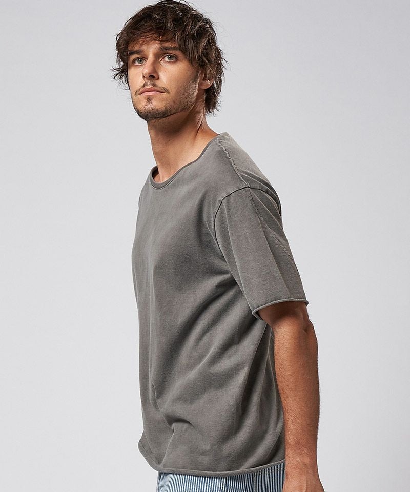 wjk】 wide cut-off crew-neck S-S Tシャツ(7327 js01d) | CAMBIO カンビオ