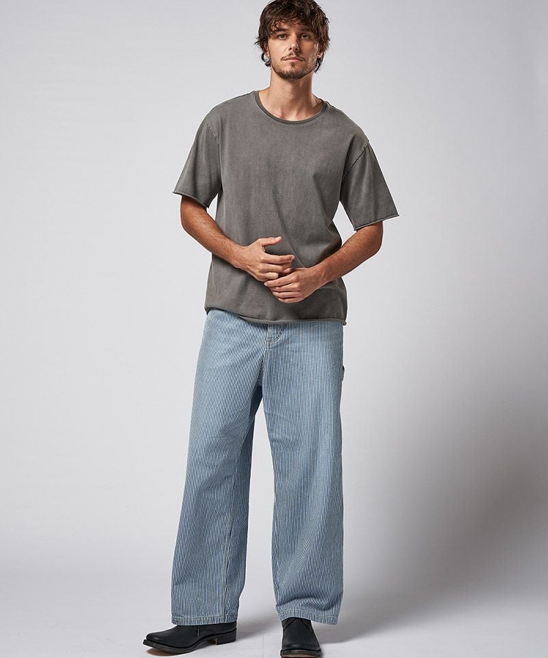 wjk】 wide cut-off crew-neck S-S Tシャツ(7327 js01d) | CAMBIO カンビオ