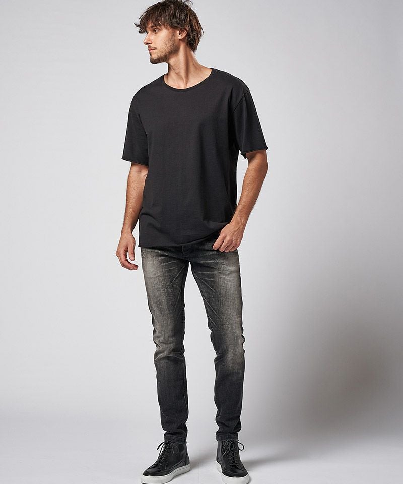 wjk】 wide cut-off crew-neck S-S Tシャツ(7327 js01d) | CAMBIO カンビオ