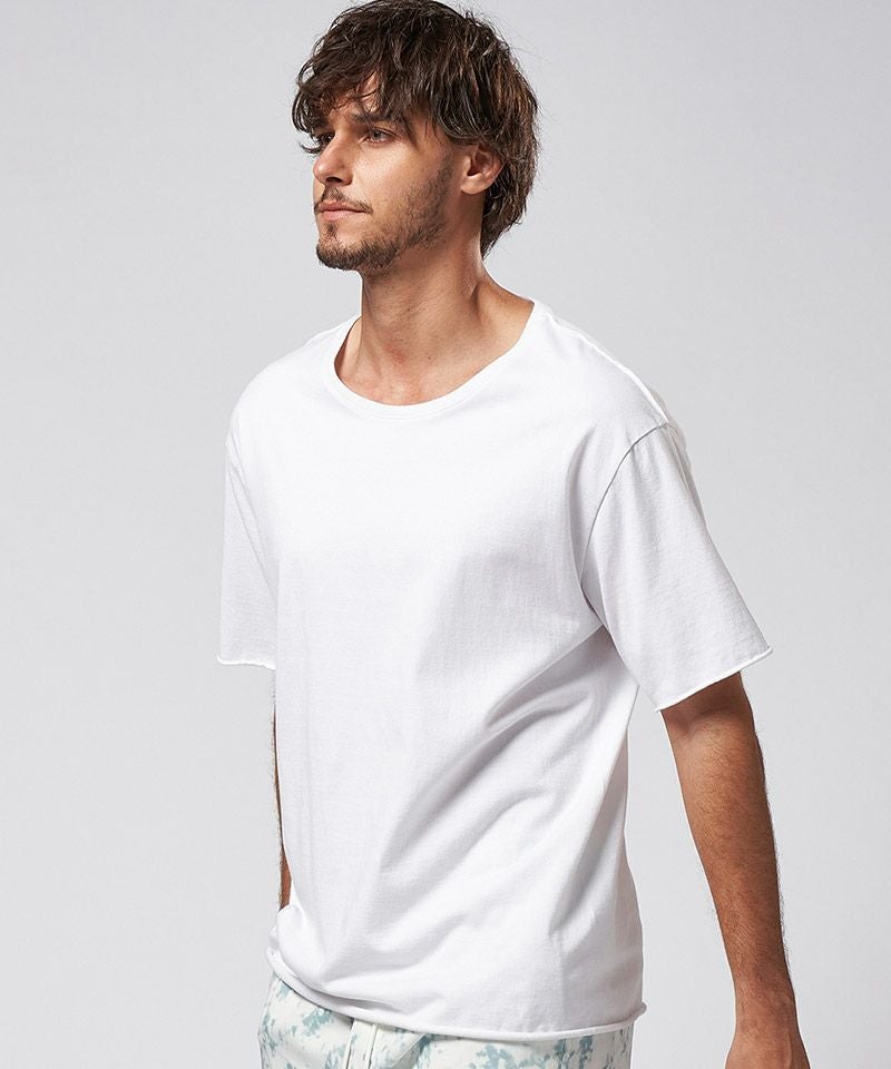 wjk】 wide cut-off crew-neck S-S Tシャツ(7327 js01d) | CAMBIO カンビオ