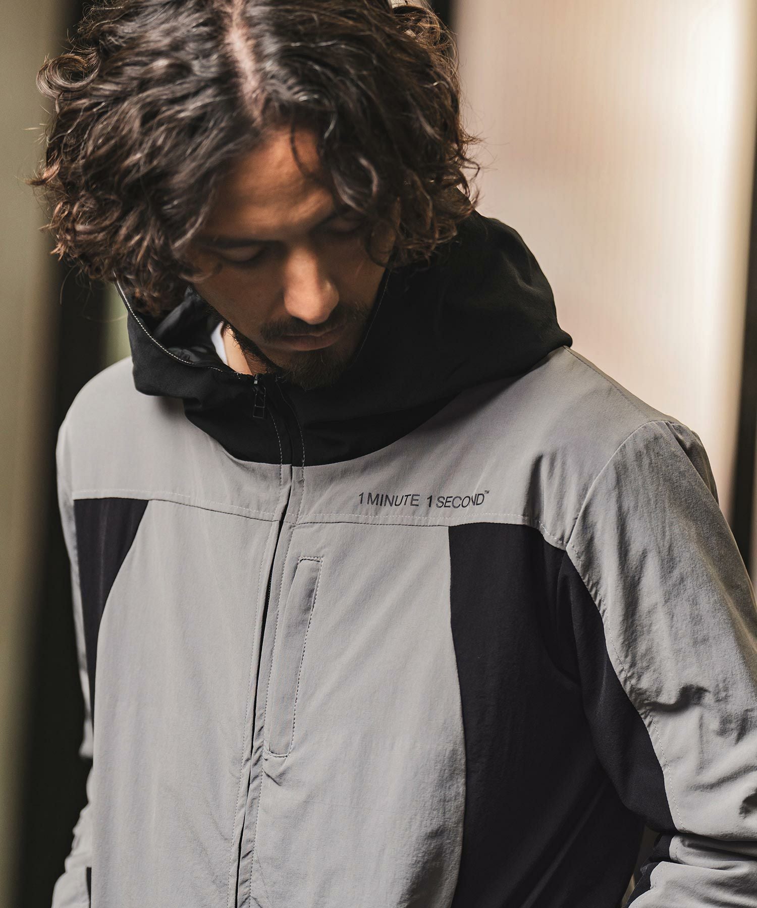 50%OFF【1minute 1second(ワンミニットワンセカンド)】stretch nylon