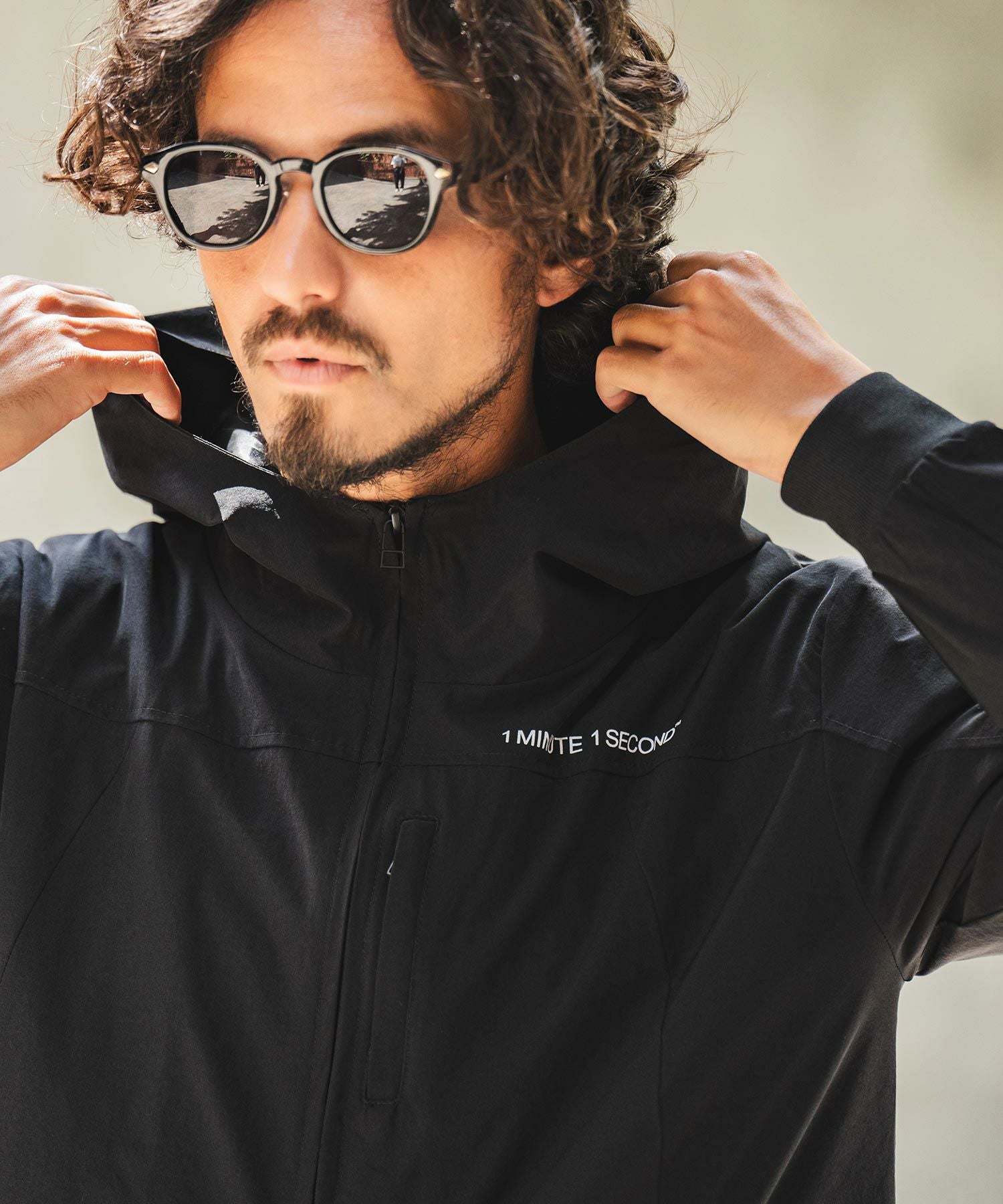 50%OFF【1minute 1second(ワンミニットワンセカンド)】stretch nylon