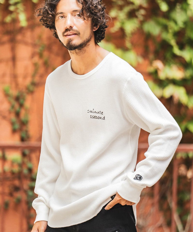 60%OFF【1minute 1second(ワンミニットワンセカンド)】cursive print 