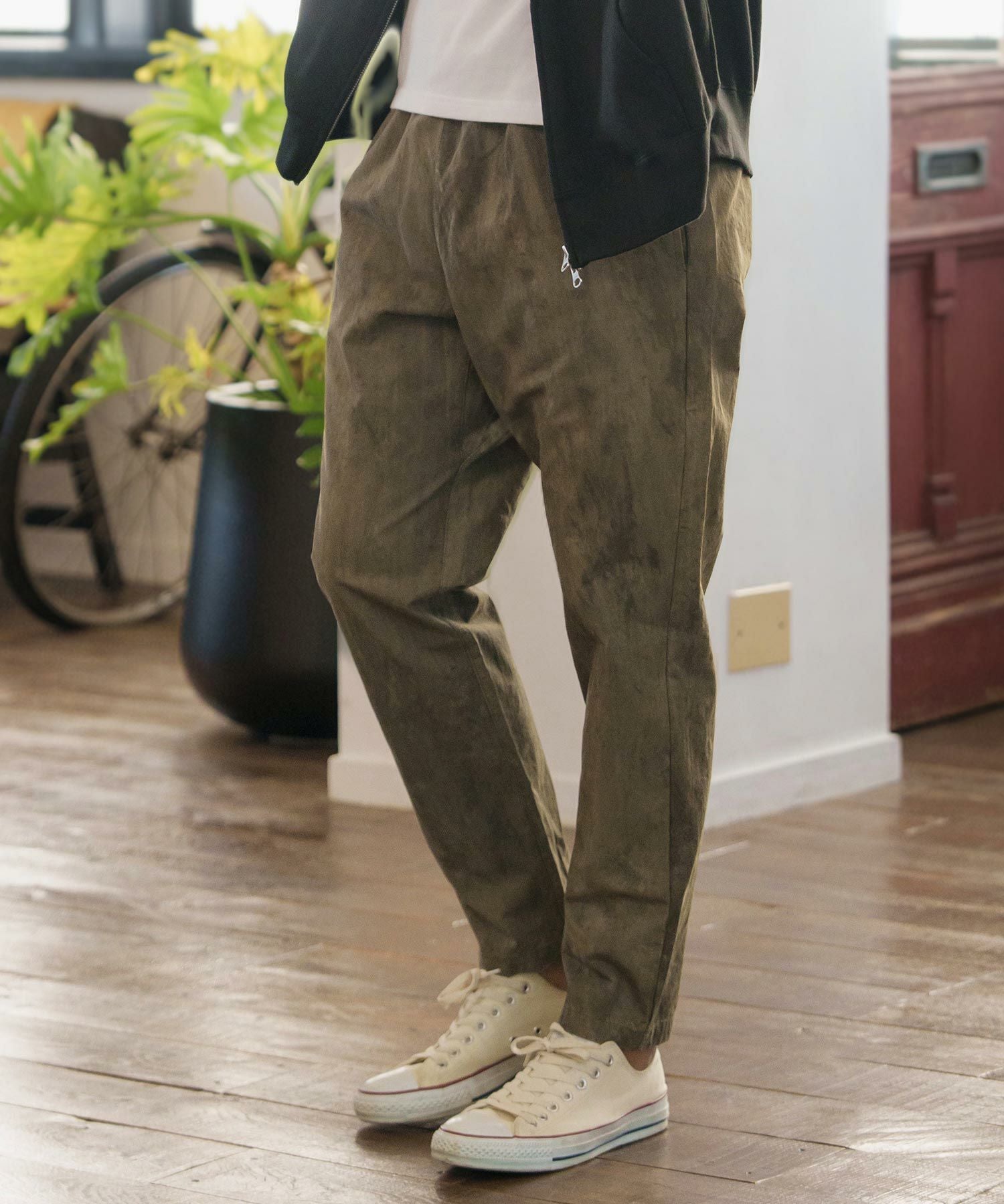 50%OFF【CAMBIO(カンビオ)】Cotton Tie dye Pants ジョガーパンツ