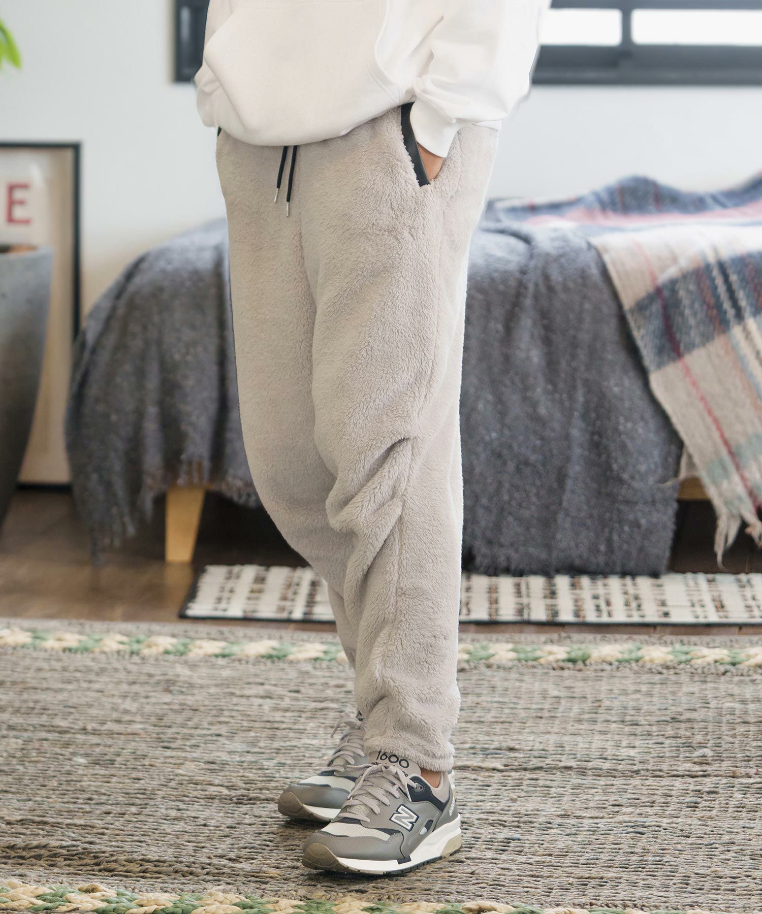 60%OFF【CAMBIO(カンビオ)】Short Microfur Balloon Pants バルーン