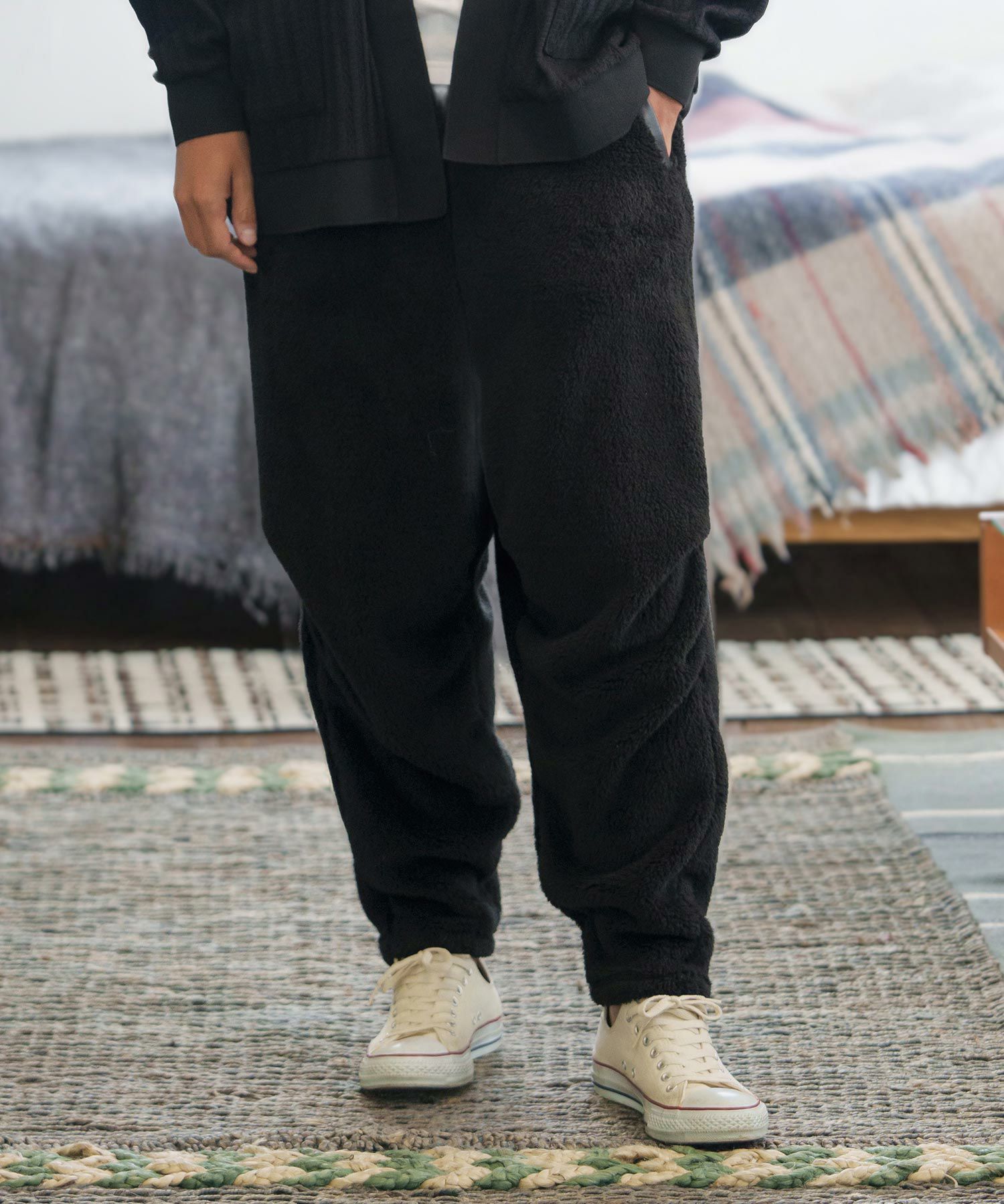 60%OFF【CAMBIO(カンビオ)】Short Microfur Balloon Pants バルーン