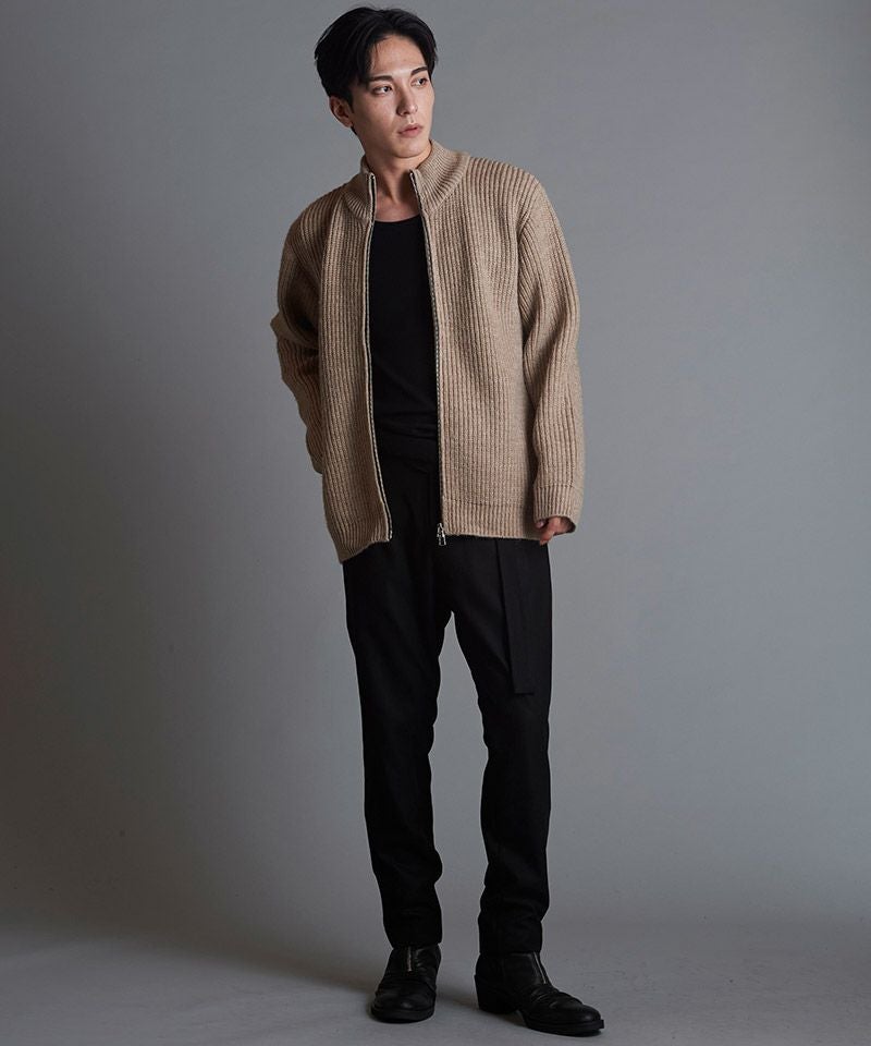 70%OFF【NO ID.(ノーアイディー)】ﾄﾞﾗｲﾊﾞｰｽﾞﾆｯﾄZIP-CD カーディガン