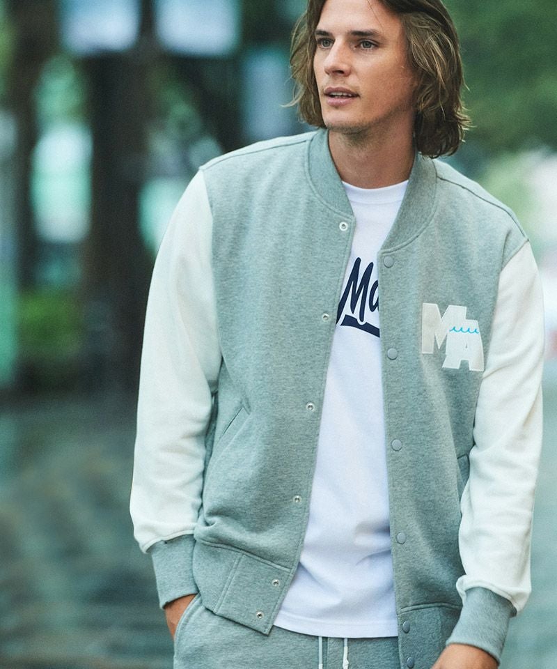 mutaスカジャンMsize ACANTHUS(アカンサス)】muta Sweat Varsity Jacket スタジャン(MA2407