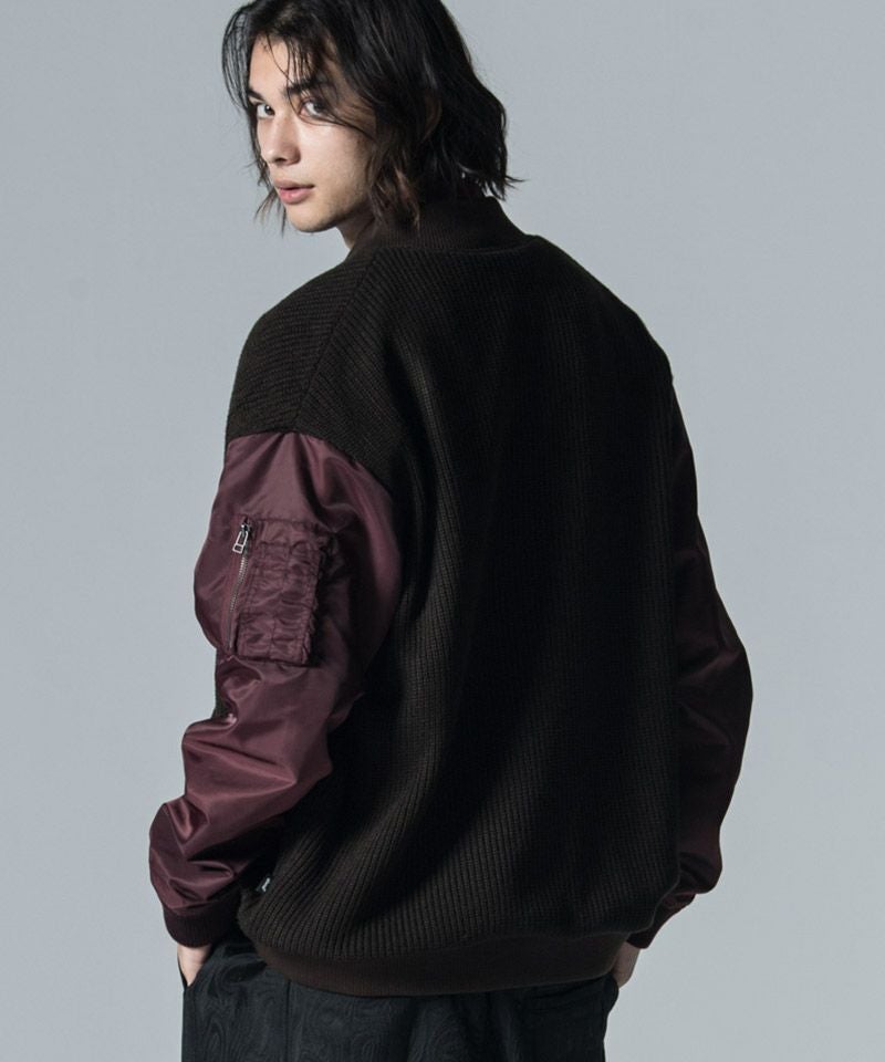 30%OFF【glamb(グラム)】Knit Body MA-1 ニットボディエムエーワン