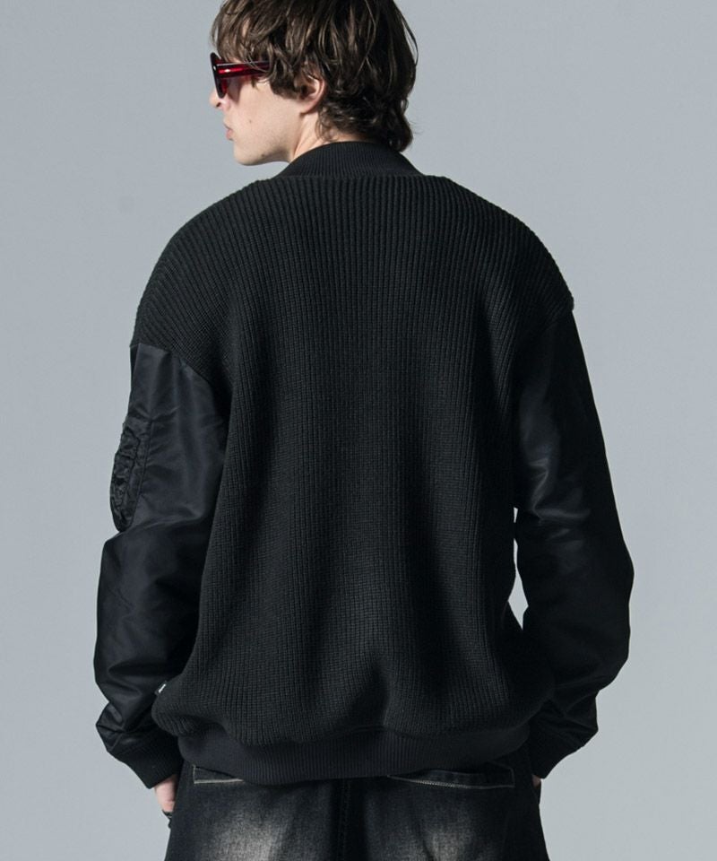 50%OFF【glamb(グラム)】Knit Body MA-1 ニットボディエムエーワン