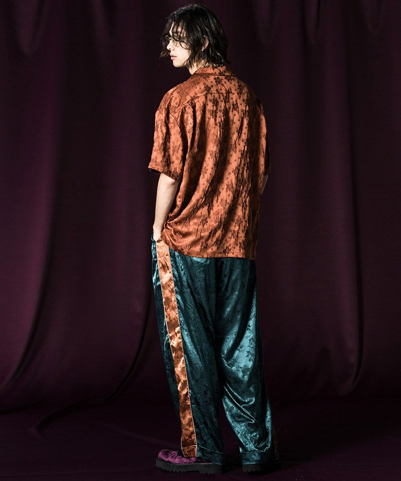 20%OFF【glamb(グラム)】Flower Jacquard Line Pants フラワー
