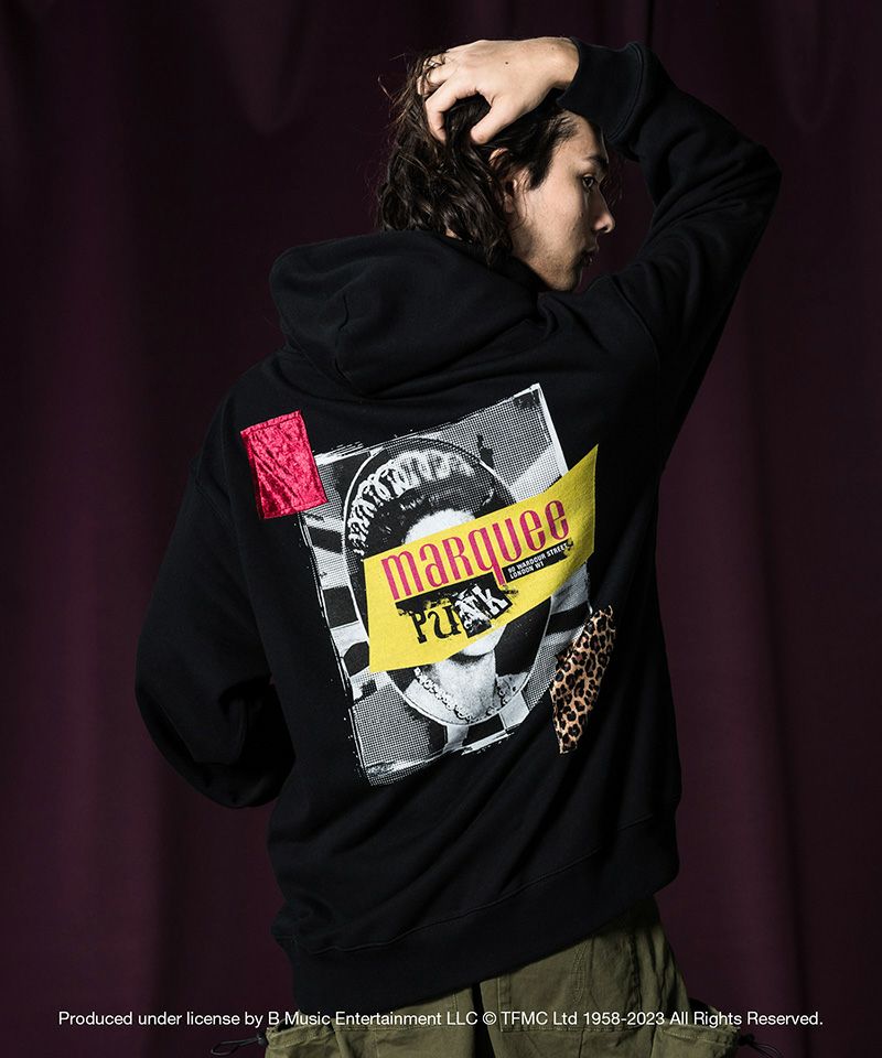 30%OFF【glamb(グラム)】marquee club(R) Patch Hoodie マーキークラブ 