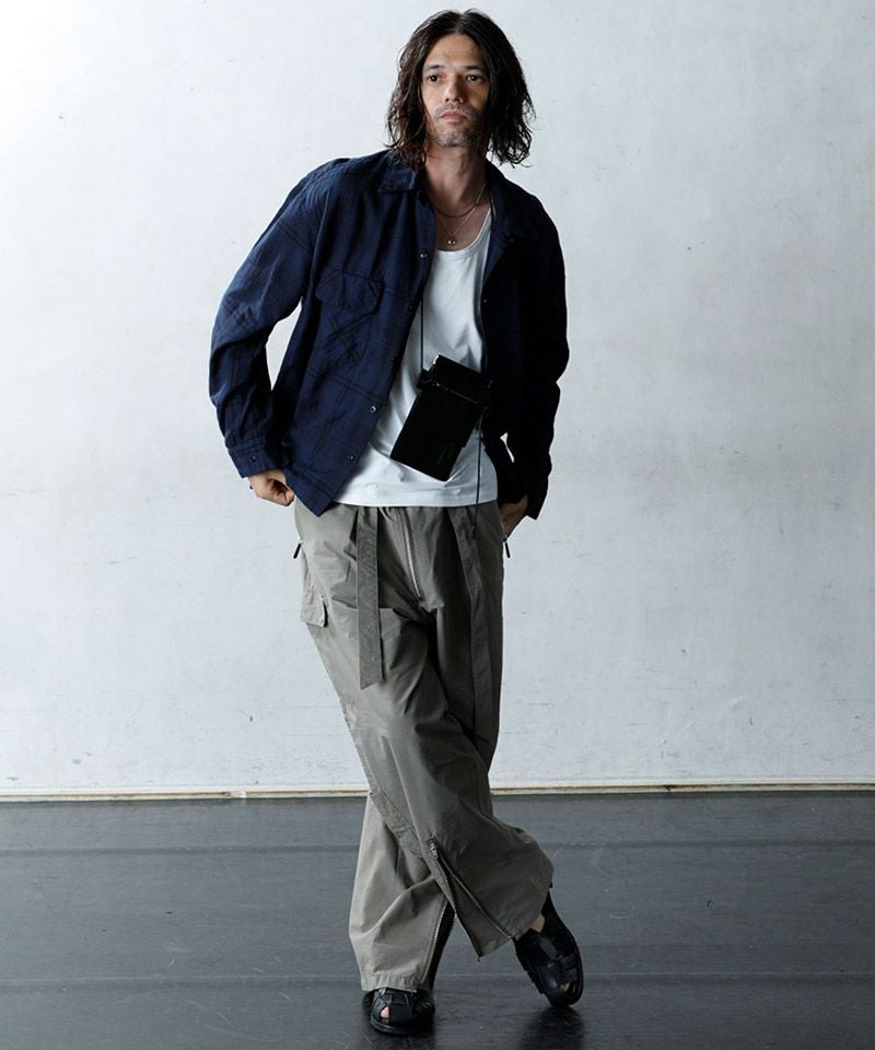 EGO TRIPPING(エゴトリッピング)】 DOBBY CHECKSHIRTS チェックシャツ