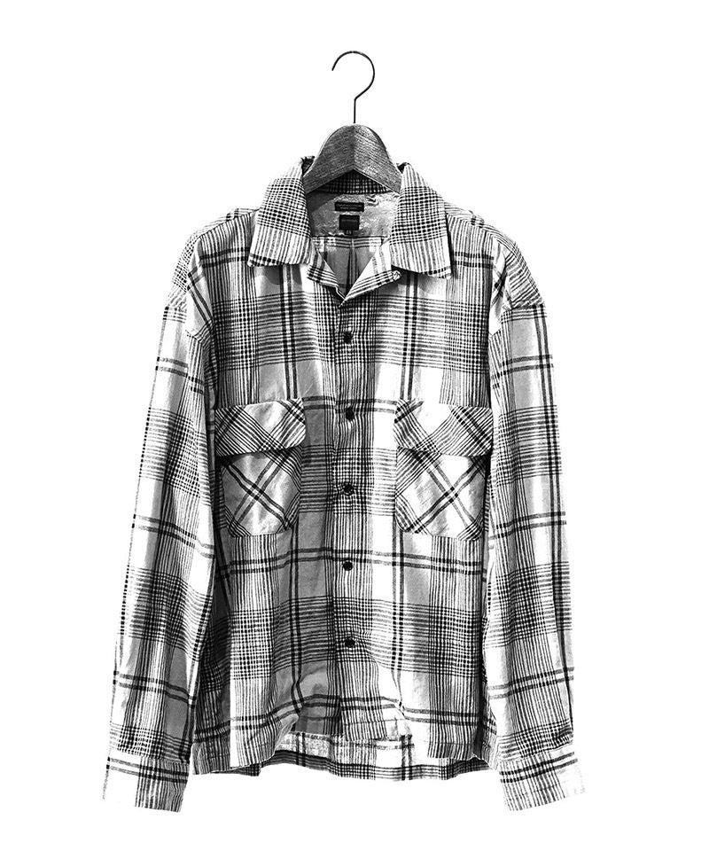 EGO TRIPPING(エゴトリッピング)】 DOBBY CHECKSHIRTS チェックシャツ