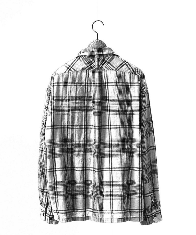 EGO TRIPPING(エゴトリッピング)】 DOBBY CHECKSHIRTS チェックシャツ