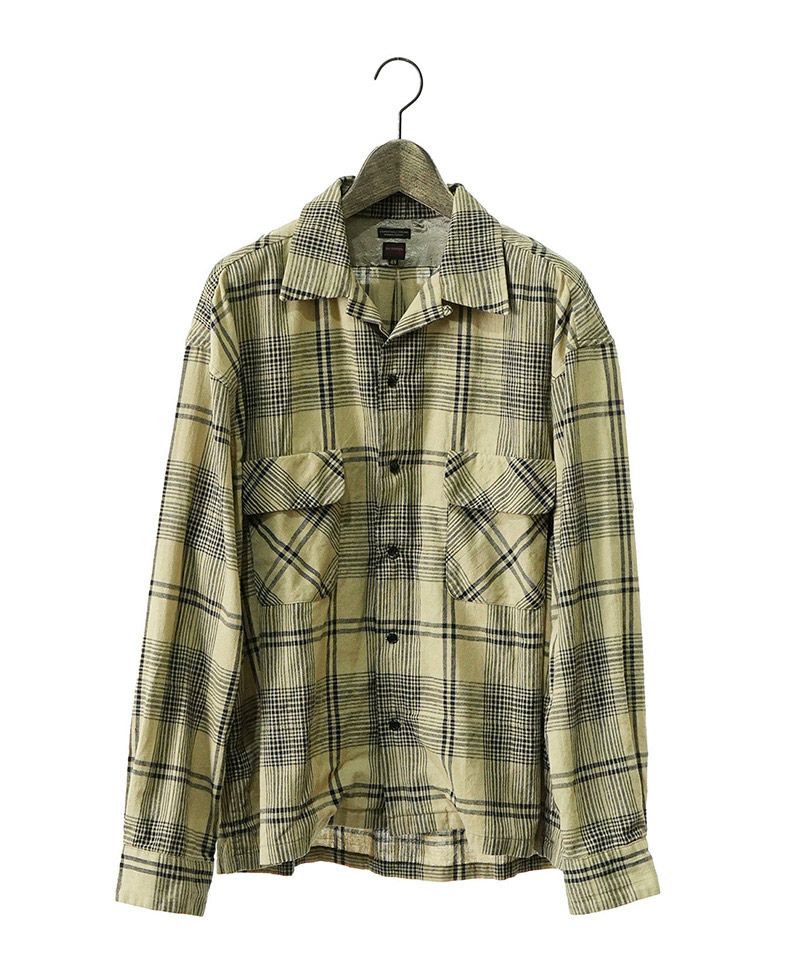 EGO TRIPPING(エゴトリッピング)】 DOBBY CHECKSHIRTS チェックシャツ