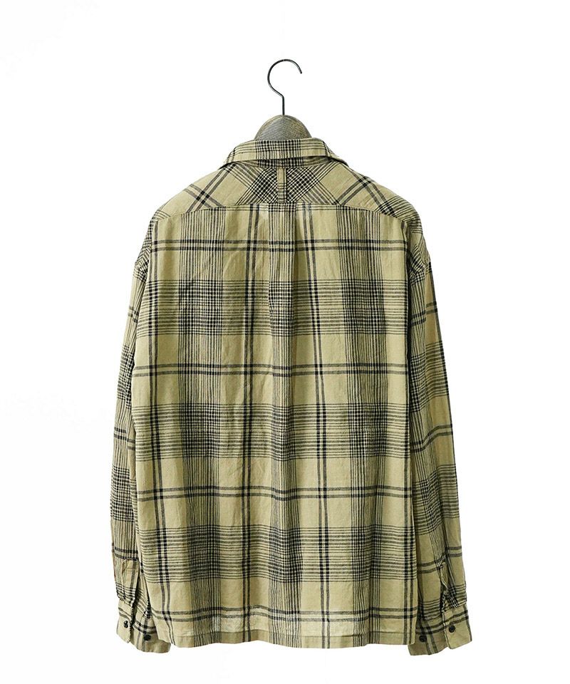 EGO TRIPPING(エゴトリッピング)】 DOBBY CHECKSHIRTS チェックシャツ