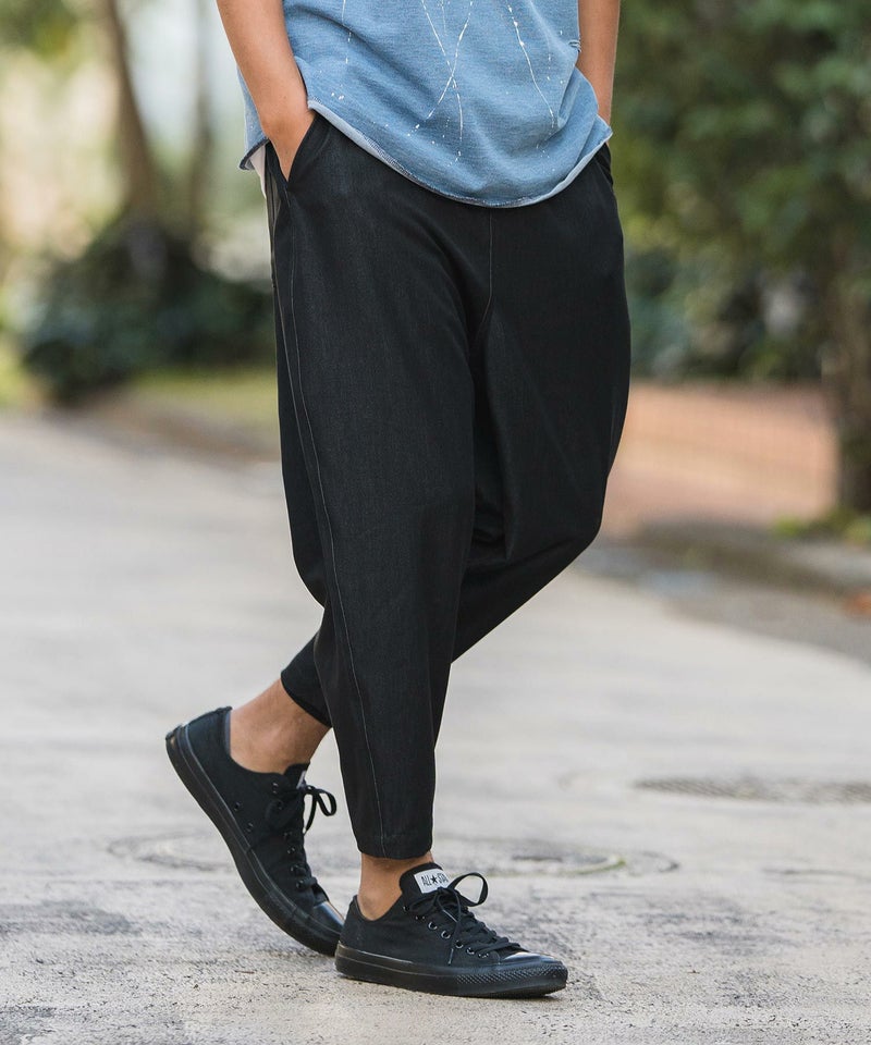 50%OFF【CAMBIO(カンビオ)】Stretch TR Denim Balloon Pants バルーン 