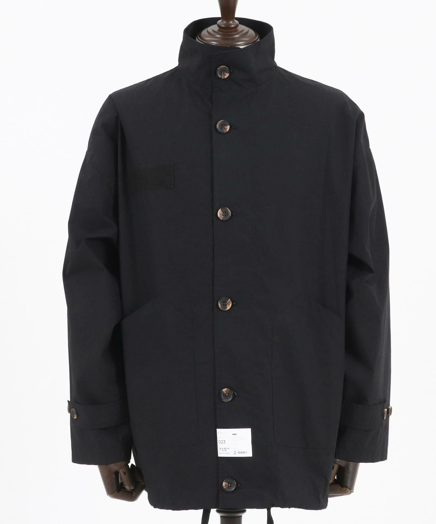 CAMBIO(カンビオ)】Oversized Typewriter Military Stand Collar
