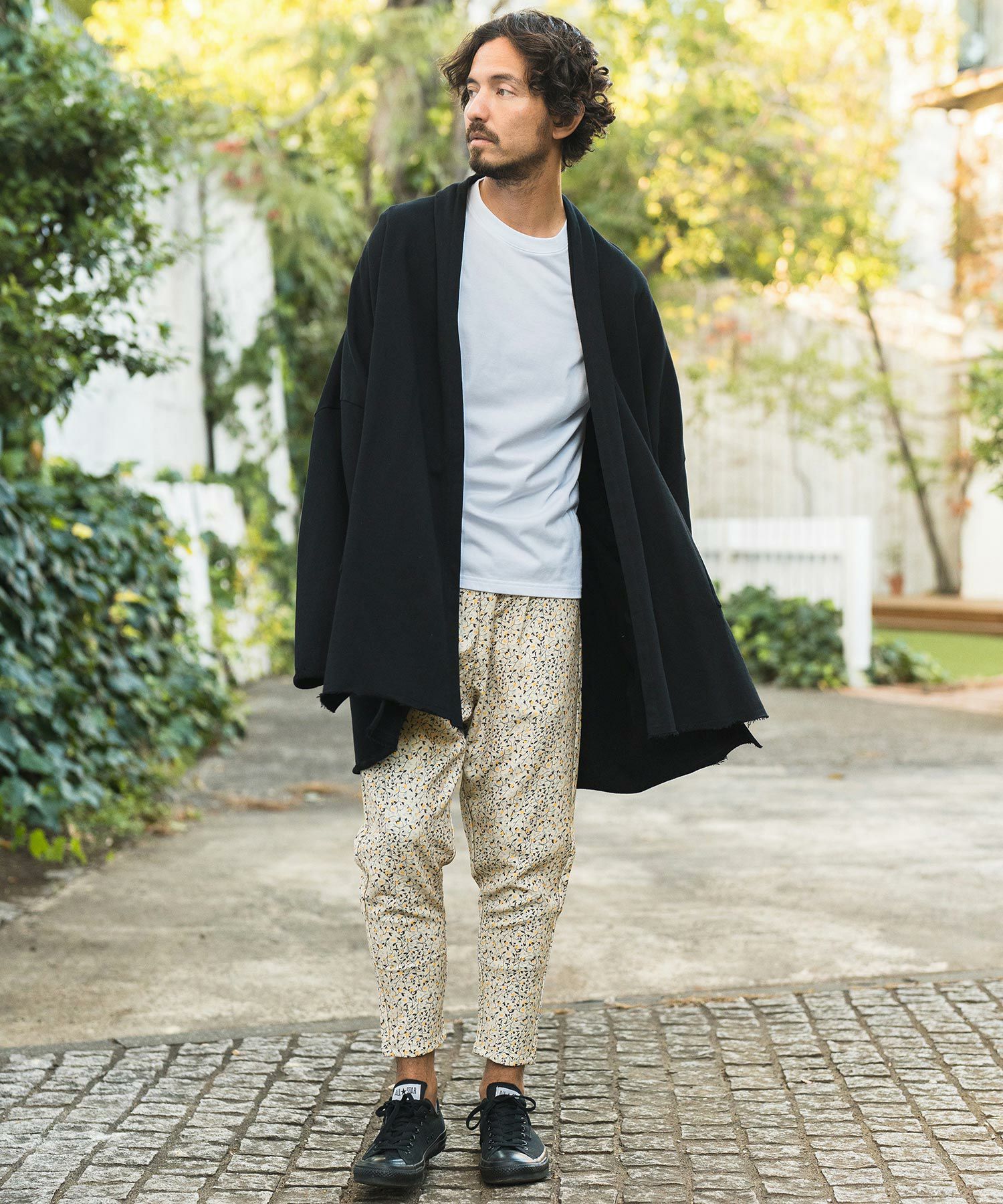 50%OFF【CAMBIO(カンビオ)】orig.小花柄テーパードパンツ(24055CM