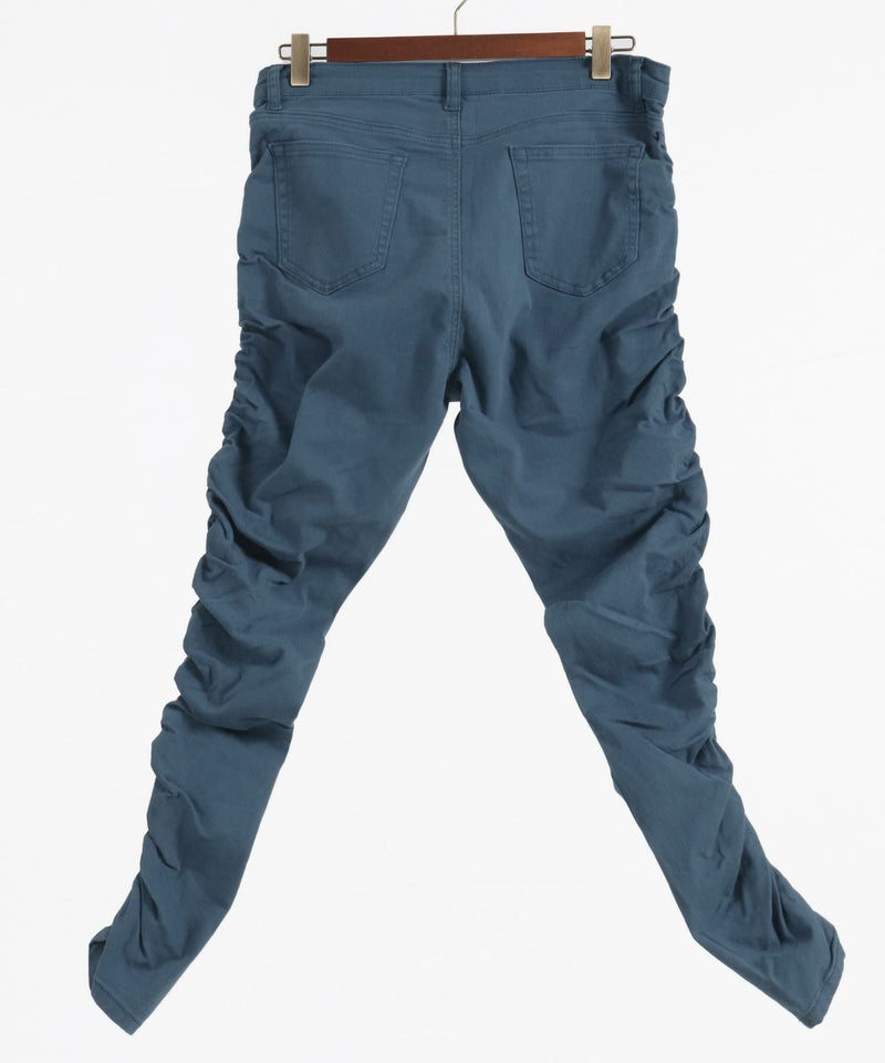 50%OFF【CAMBIO(カンビオ)】Stretch Twill Shirring Design Pants 