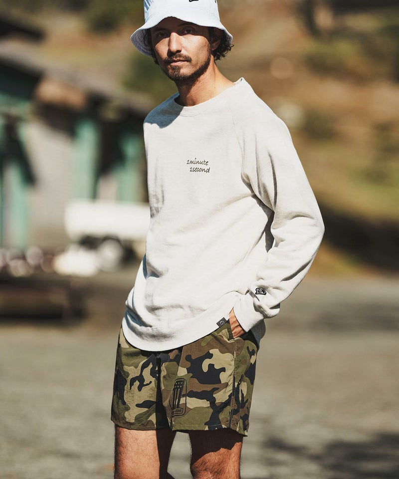 50%OFF【1minute 1second(ワンミニットワンセカンド)】one logo nylon short pants ショートパンツ(1M24H280)  | CAMBIO カンビオ 【1minute 1second(ワンミニットワンセカンド)】 bandana pattern nylon tapered pants テーパードパンツ(1M24H150)